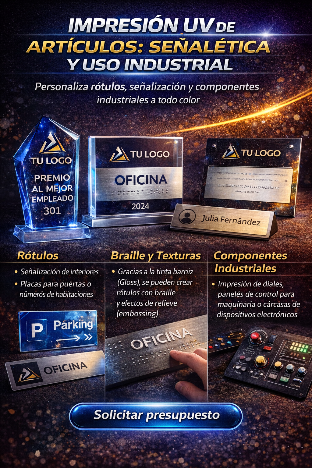 Grabado láser e impresión UV para productos personalizados